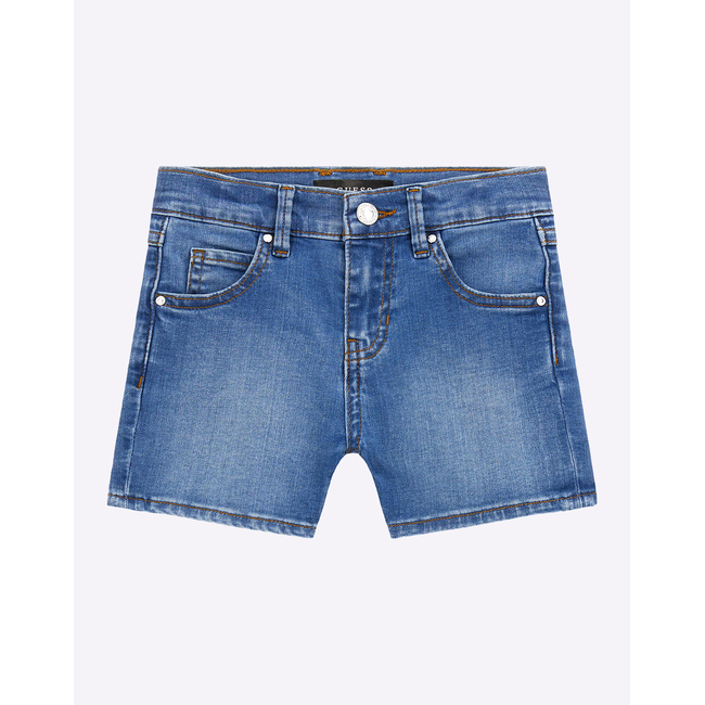 Product GUESS STRETCH DENIM SHORT - STRETCH DENIM_9.1 OZ SHORTS FOR CHILDREN GIRL base image