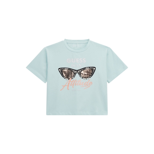 Product GUESS SS T-SHIRT ΜΠΛΟΥΖΑ ΠΑΙΔΙΚΟ GIRL base image