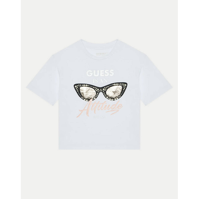Product GUESS SS T-SHIRT ΜΠΛΟΥΖΑ ΠΑΙΔΙΚΟ GIRL base image