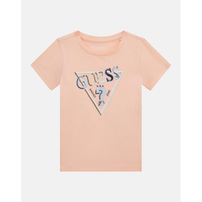 Product GUESS HIGH LOW SS T-SHIRT ΜΠΛΟΥΖΑ ΠΑΙΔΙΚΟ GIRL base image