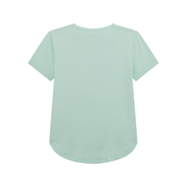 Product GUESS HIGH LOW SS T-SHIRT - MID ORGANIC CO STR JERSEY 160 T-SHIRT G base image