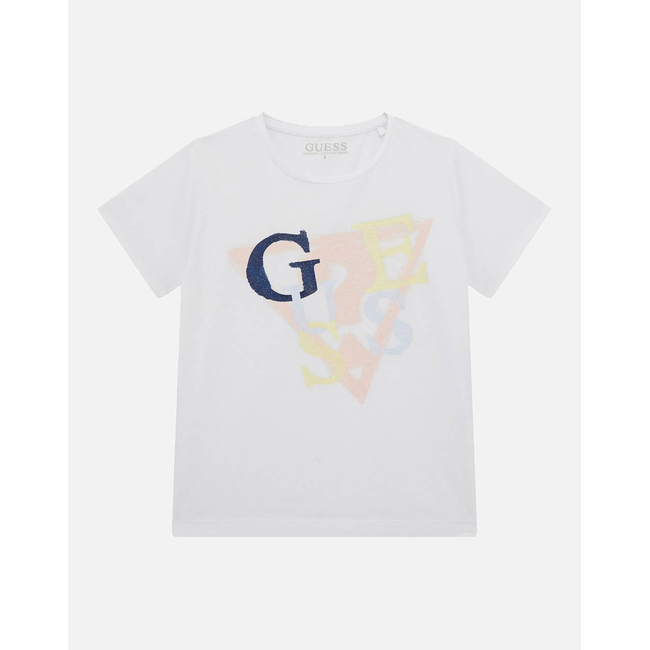 Product GUESS MIDI SS T-SHIRT - MID ORGANIC CO STR JERSEY 160 T-SHIRT G base image