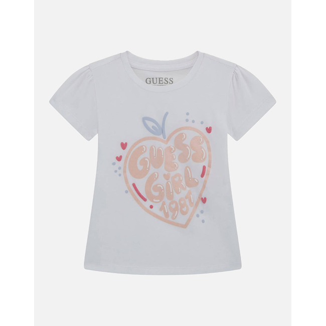 Product GUESS  HIGH LOW SS T-SHIRT - MID ORGANIC CO STR JERSEY 160 ΜΠΛΟΥΖΑ G base image