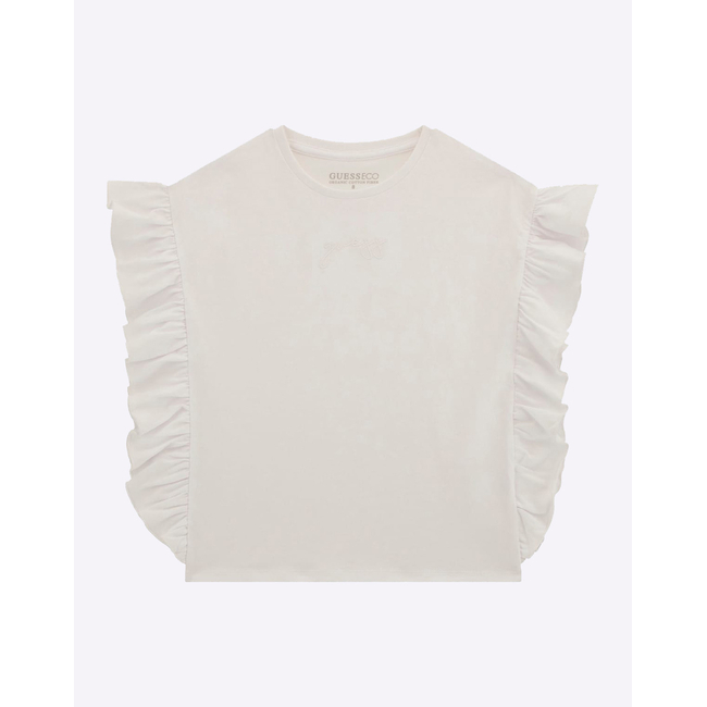 Product GUESS SS T-SHIRT - MID ORGANIC COTTON JERSEY 210 KIDS T-SHIRT GIRL base image