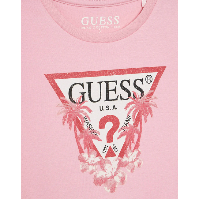Product GUESS INTERLOCK SLEEVELESS - MID ORGANIC CO INTERLOCK 190 ΦΟΡΕΜΑ ΠΑΙΔΙΚΟ GIRL base image
