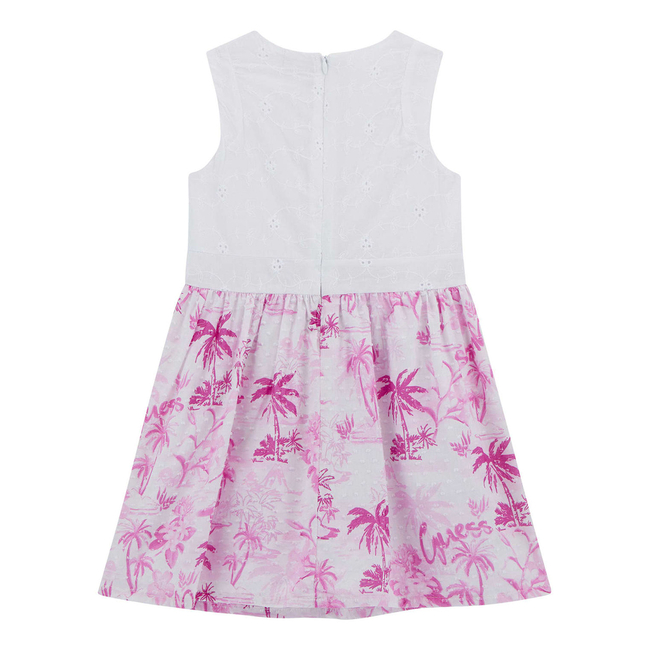 Product GUESS  MIXED FABRIC SS DRES - SANGALLO MUSLIN GRAPES COTTON ΦΟΡΕΜΑ ΠΑΙΔΙΚΟ GIRL base image