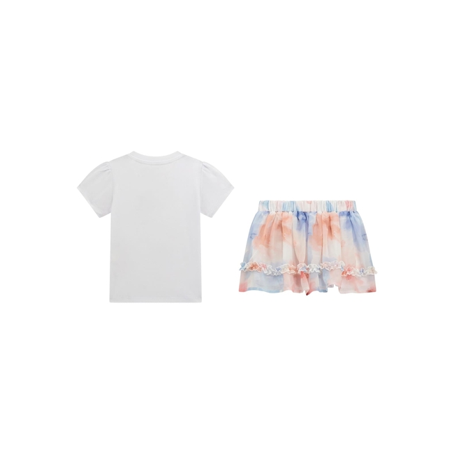 Product GUESS SET SS T-SHIRT+CHIFFON SKIRT ΣΕΤ ΠΑΙΔΙΚΟ GIRL base image