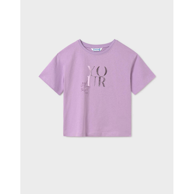 Product MAYORAL SHORT SLEEVE T-SHIRT WITH LETTERS base image