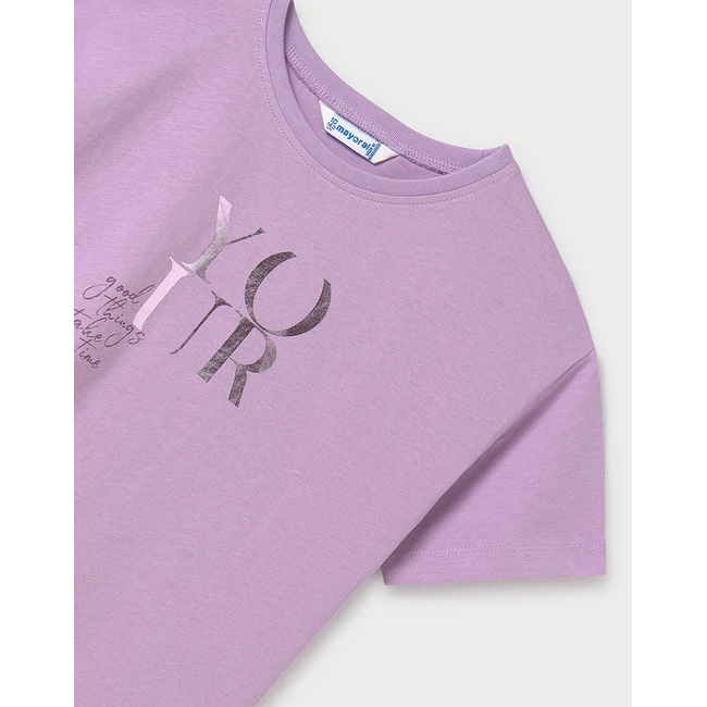 Product MAYORAL SHORT SLEEVE T-SHIRT WITH LETTERS base image
