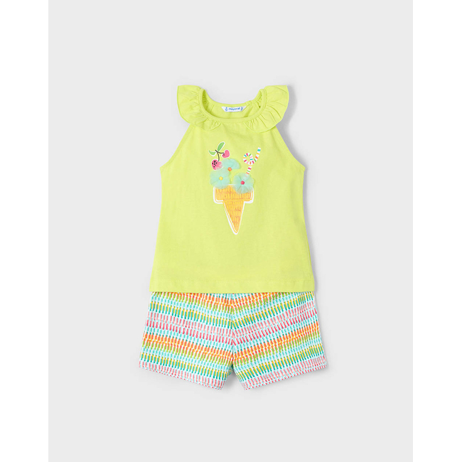Product MAYORAL APPLIQUE SHORTS SET base image