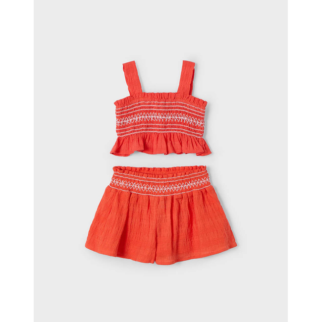 Product MAYORAL HONEYCOMB SHORTS SET base image
