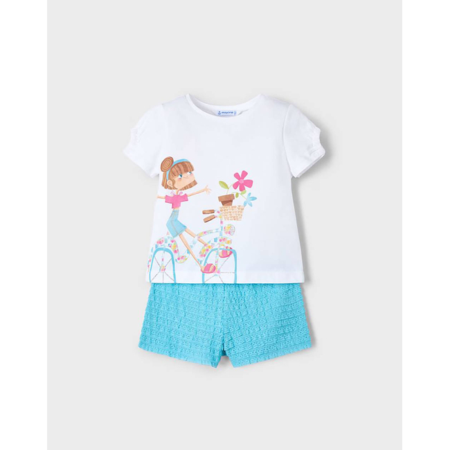 Product MAYORAL MAKO FANTASY SHORTS SET base image