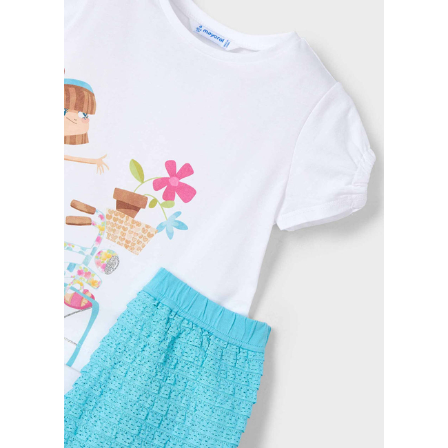 Product MAYORAL MAKO FANTASY SHORTS SET base image
