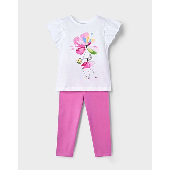 Product MAYORAL FLOWER LEGGINGS SET base image