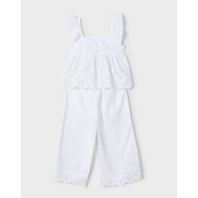 Product MAYORAL LONG PERFORATED PANTS SET base image