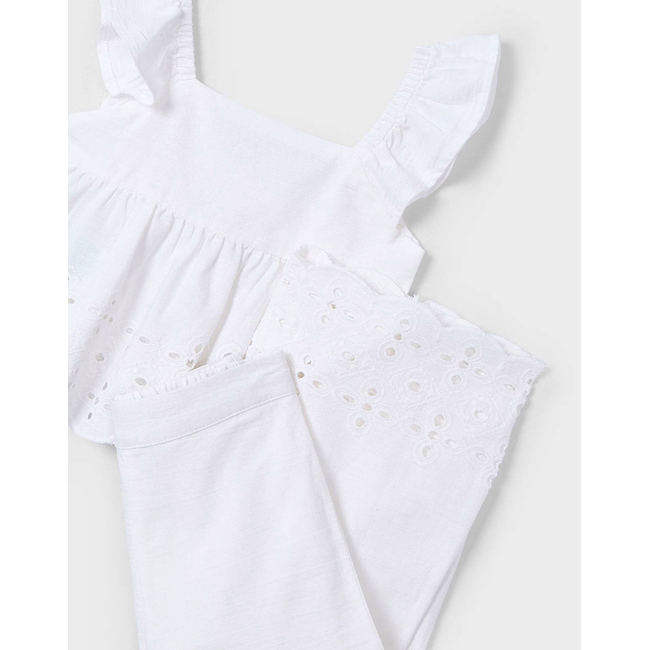 Product MAYORAL LONG PERFORATED PANTS SET base image