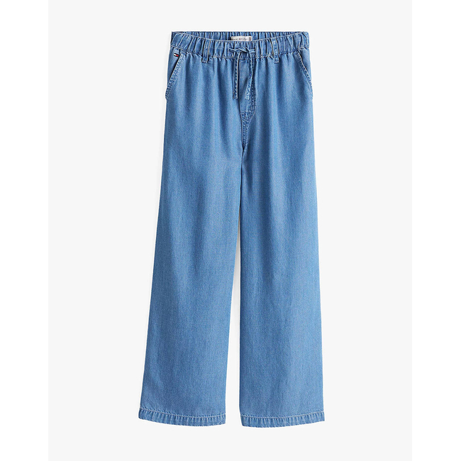 Product TOMMY HILFIGER CHAMBRAY WIDE LEG PANT base image