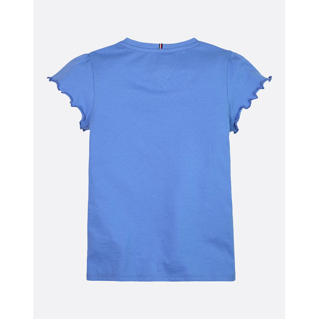 Product TOMMY HILFIGER ESSENTIAL RUFFLE SLEEVE TOP S/S base image