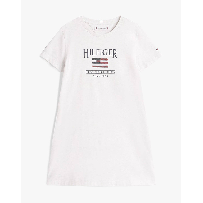 Product TOMMY HILFIGER HILFIGER SEQUINS FLAG TEE DRESS base image
