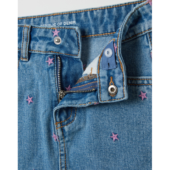Product OVS DENIM SKIRT W/EMBROIDERY base image