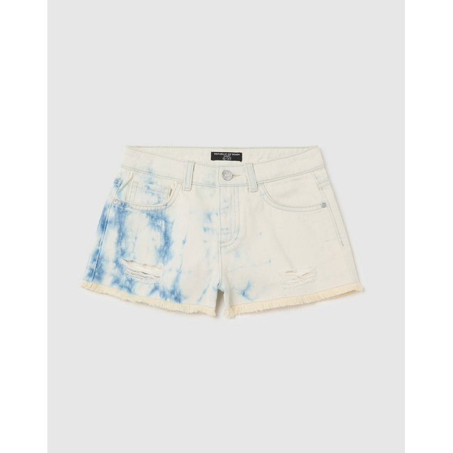 Product OVS DENIM SHORT TIE-DYE base image