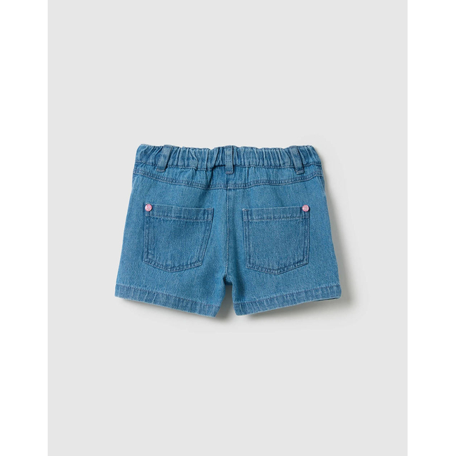 Product OVS LT DENIM EMBRO SHORT base image
