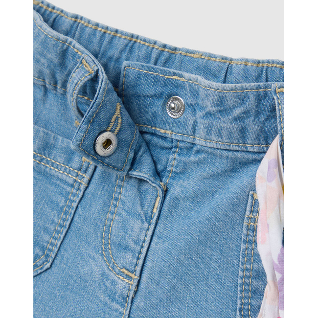 Product OVS DENIM SHORT W/SASH base image