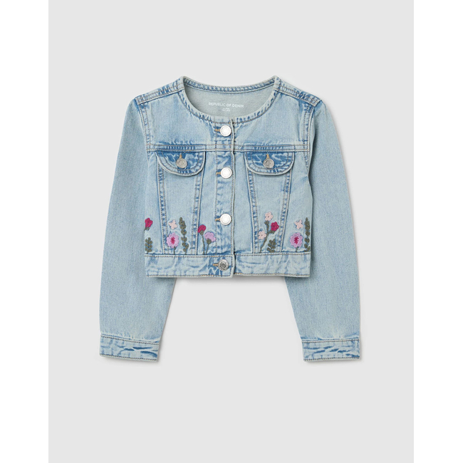 Product OVS DENIM JACKET W/EMBRO base image