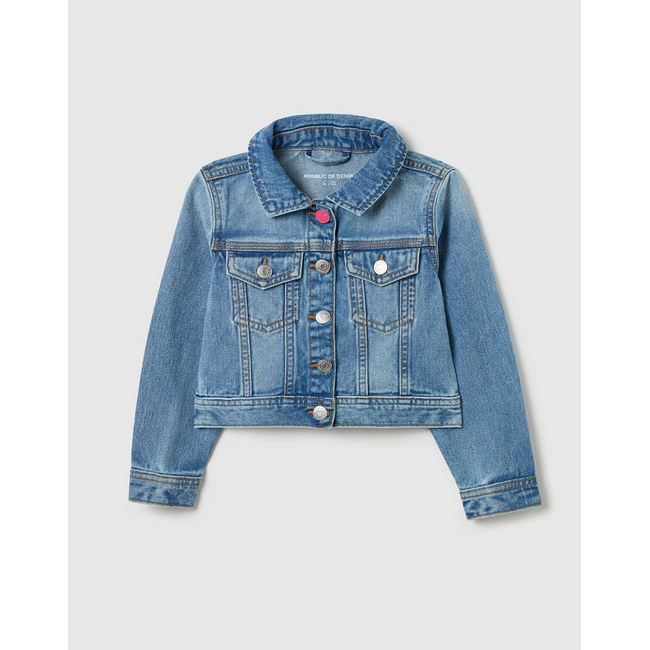 Product OVS DENIM JACKET W/APPL base image