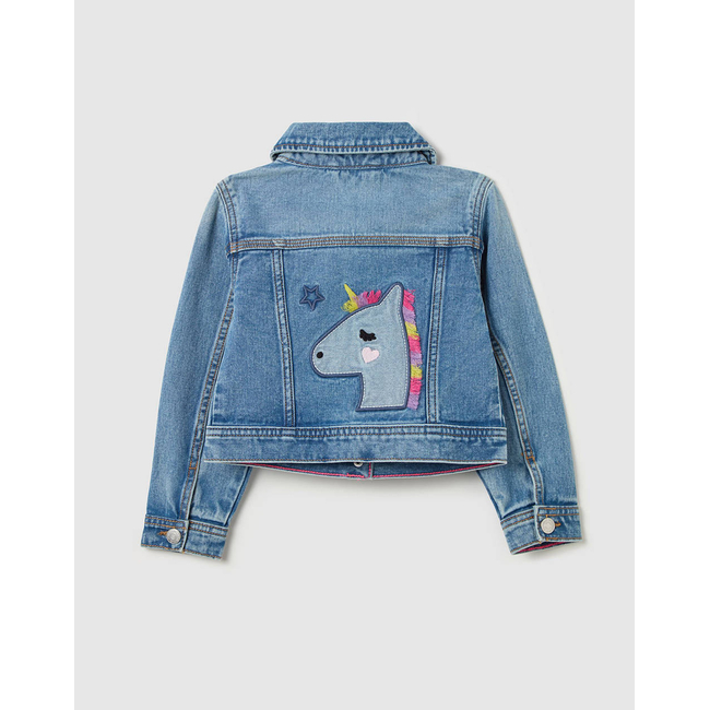 Product OVS DENIM JACKET W/APPL base image