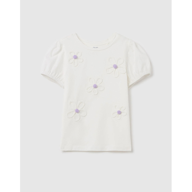Product OVS T-SHIRT S/S FLOWERS base image