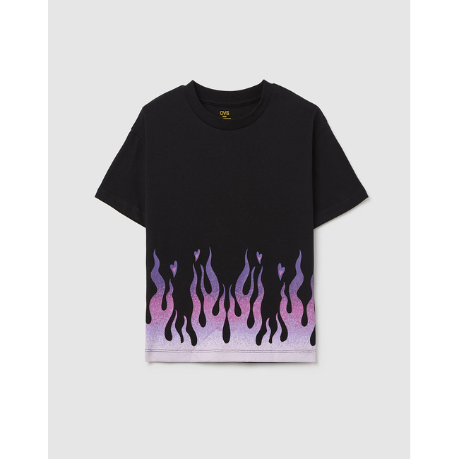 Product OVS T-SHIRT W/FLAMES base image