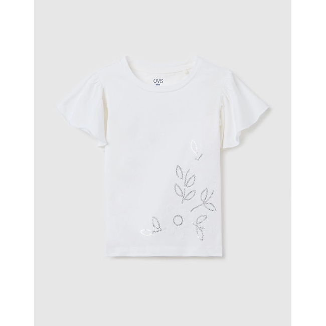 Product OVS T-SHIRT W/FLOWERS base image