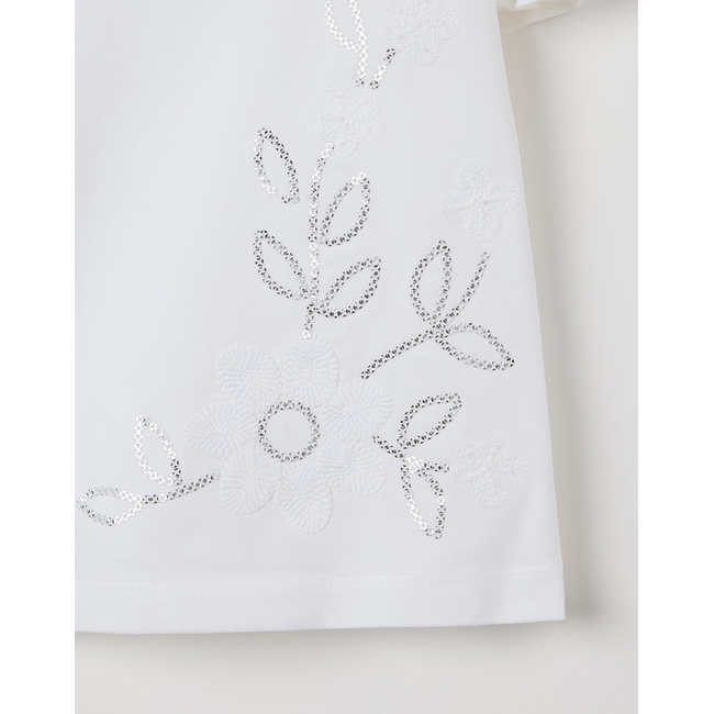 Product OVS T-SHIRT W/FLOWERS base image