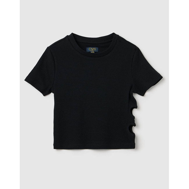 Product OVS T-SHIRT RIB W/HEART HOLE base image