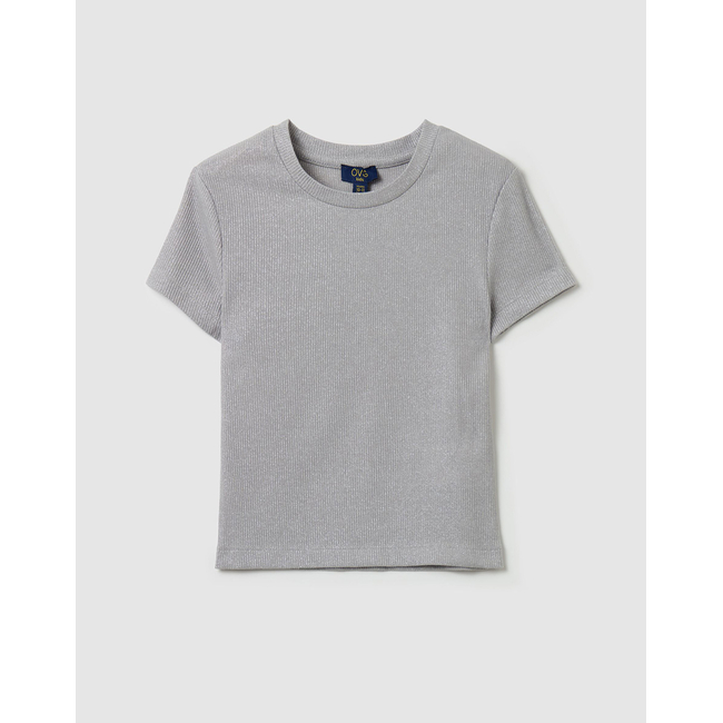 Product OVS T-SHIRT SILVER base image