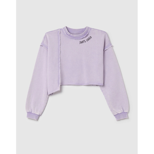 Product OVS ROUNDNECK CROP ACID WASH base image