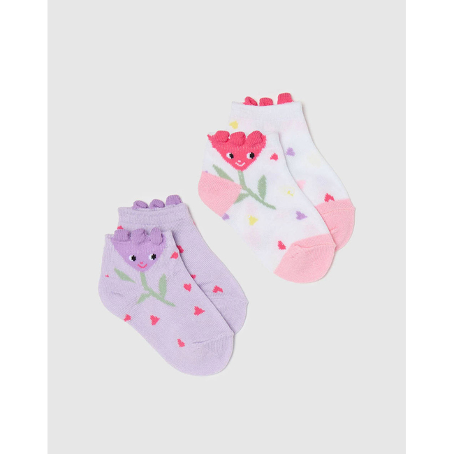 Product OVS PK 2 ANKLE SOCKS GIRL base image