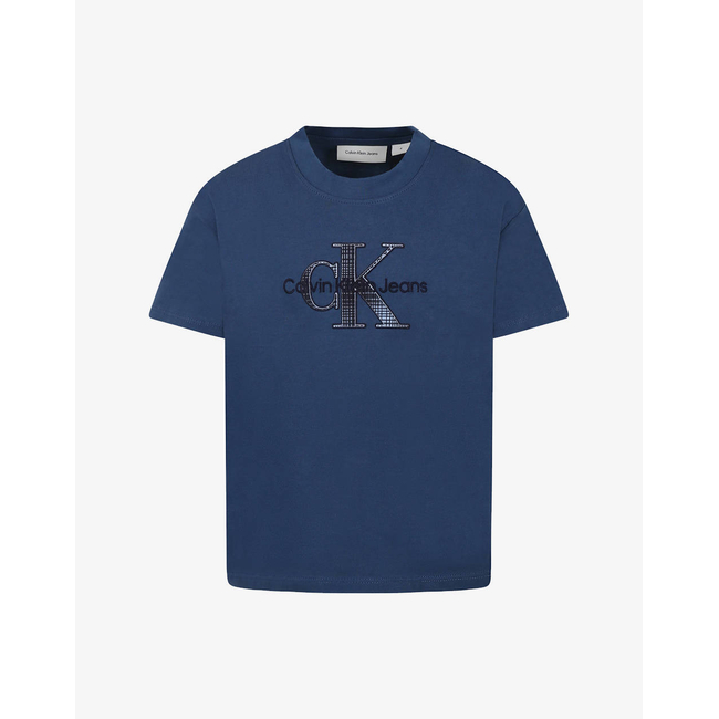 Product CALVIN KLEIN JEANS EMBOSSED CHECK MONO SS T-SHIRT base image