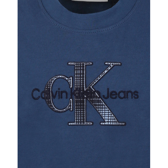 Product CALVIN KLEIN JEANS EMBOSSED CHECK MONO SS T-SHIRT base image