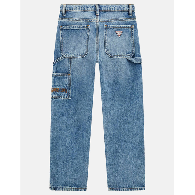 Product GUESS RIGID DENIM WORKER FIT PANTS KIDS BOY base image