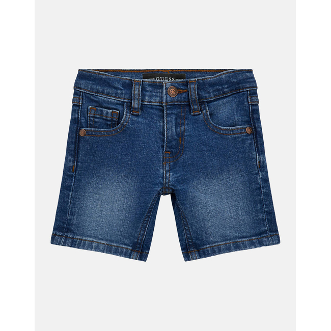 Product GUESS STRETCH DENIM SHORTS - CO CRISSCROSS COMFORT INDIGO ΣΟΡΤΣ B base image