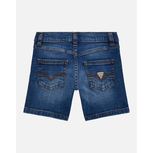 Product GUESS STRETCH DENIM SHORTS - CO CRISSCROSS COMFORT INDIGO ΣΟΡΤΣ B base image