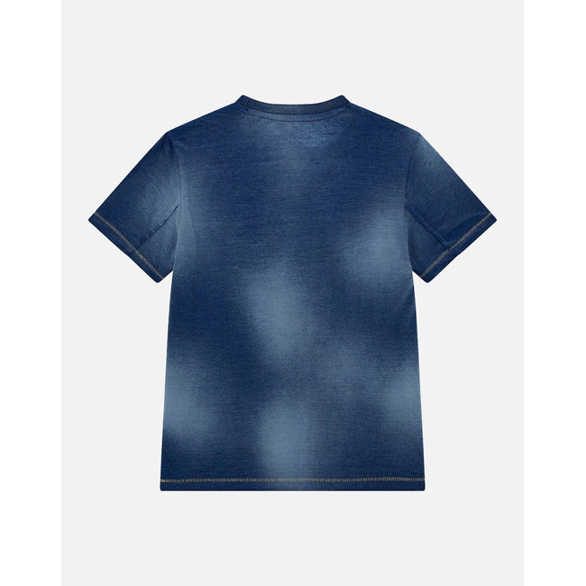 Product GUESS  INDIGO JERSEY SS T-S - INDIGO JERSEY ACID WASH 160GSM ΜΠΛΟΥΖΑ B base image