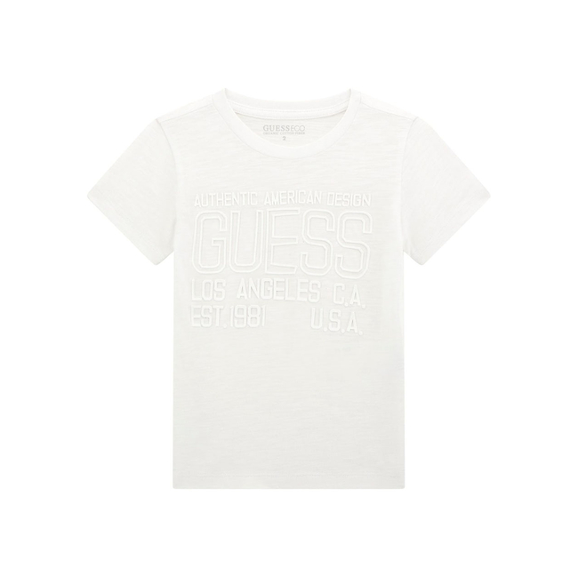 Product GUESS GARMENT DYE SS T-SHI - MID ORGANIC SLUB JERSEY 160 BOY T-SHIRT base image