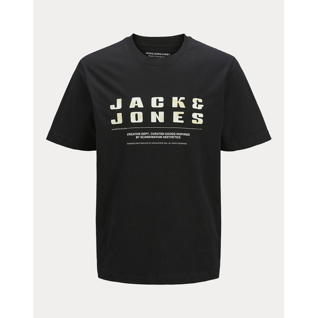 Product JACK&JONES JCORECHARGE FRONT BRANDING TEE CRE JNR base image