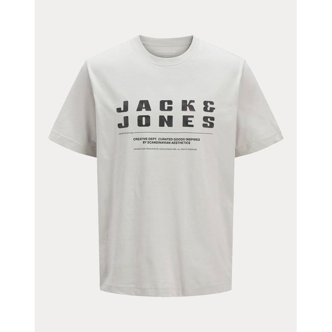 Product JACK&JONES JCORECHARGE FRONT BRANDING TEE CRE JNR base image