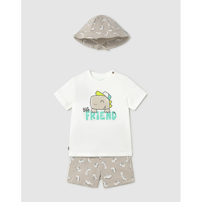 Product MAYORAL PRINT MAKO SET WITH HAT base image