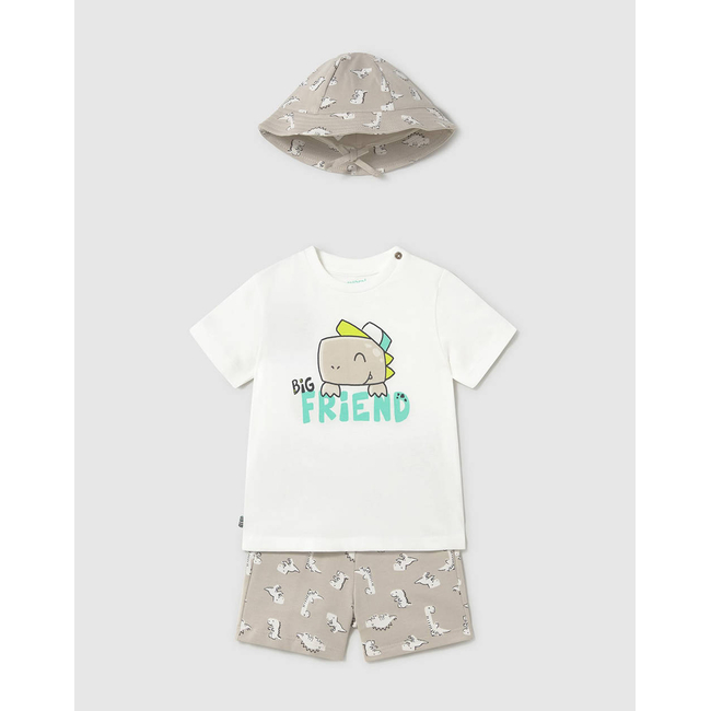 Product MAYORAL PRINT MAKO SET WITH HAT base image