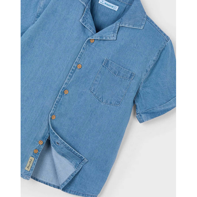 Product MAYORAL SHORT SLEEVE DENIM SHIRT base image